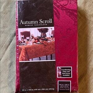 Autumn Damask Tablecloth
